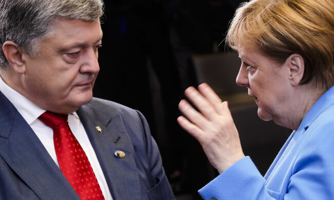 порошенко и меркель