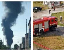 Мощный пожар вспыхнул в Николаеве, столбы черного дыма поднялись в небо:  "емкость с топливом..."