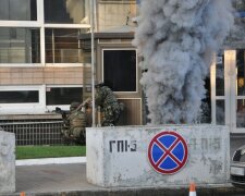Штурм посольства Израиля в Киеве (фото, видео)