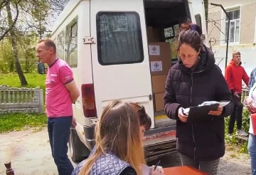 Гуманитарная помощь для пенсионеров в Кропивницком