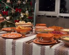 новогодний стол, рождественские блюда