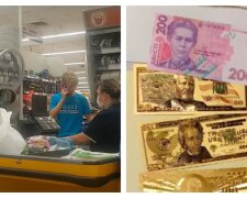 Избавляются в магазинах и транспорте: украинцев "штурмуют" фальшивые купюры, фото
