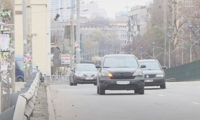 ограничение движения в Киеве