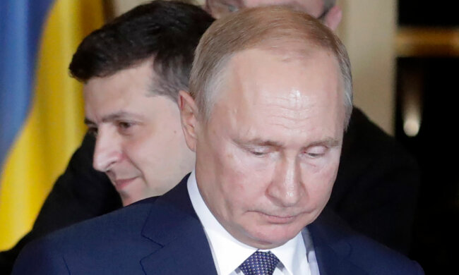 путин, зеленский, нормандская встреча