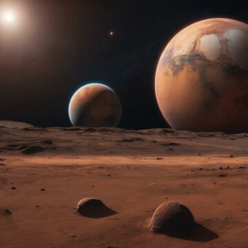 Плутон и Марс