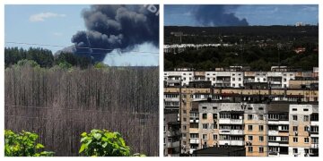 "Палає страшне": сильна пожежа спалахнула під Києвом, перши деталі та фото