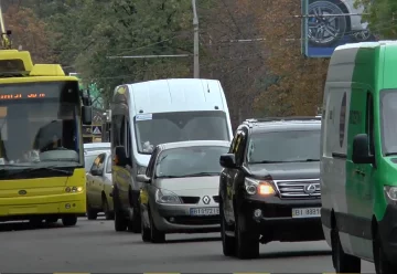 Обмеження руху транспорту в Києві