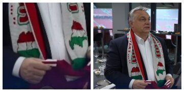 Орбан одягнув шарф із зображенням частини України у складі Угорщини: розгорається скандал
