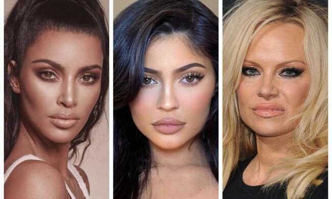 кім кардашьян, кайлі дженнер, памела андерсон