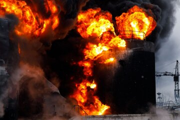 війна в Україні, пожежа