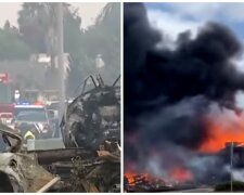 Літак впав недалеко від школи, будинки та машини у вогні: з'явилися дані про жертви
