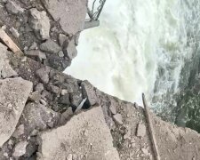 Госэкоинспекция: оккупанты повредили дамбу Карачуновского водохранилища