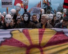 македония-протесты