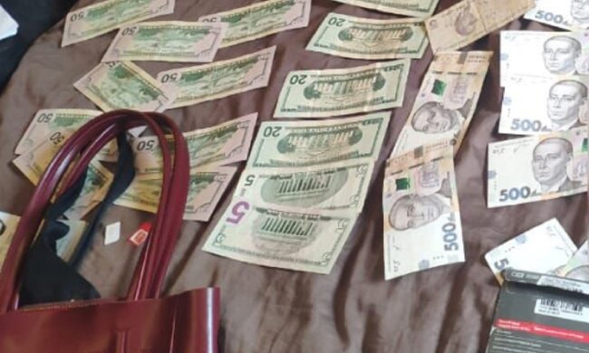 гривня, долари