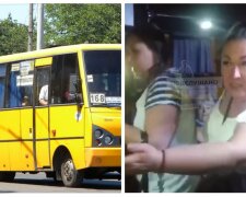 Захищав місце кулаками: в одеській маршрутці чоловік вдарив вагітну, відео бійки