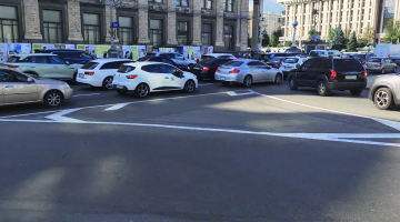 Обмеження руху транспорту в Києві