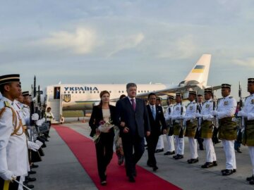 Порошенко прибыл в Малайзию на первый официальный визит