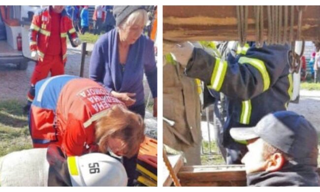 На Харківщині дівчина впала в 12-метровий колодязь, фото: злетілися рятувальники