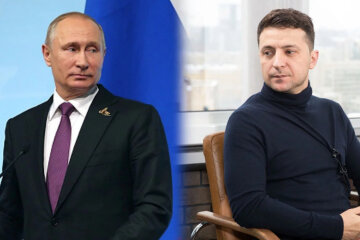 зеленский, путин