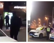 В Харькове мужчина с ножом напал на людей, кадры с места ЧП: "начал угрожать и..."