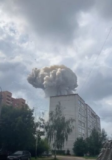Взрыв на заводе в Московской области