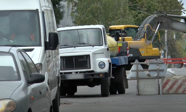 Обмеження руху транспорту в Запоріжжі