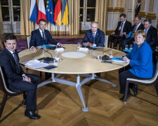 Зеленский, Путин, Макрон, Меркель в Париже