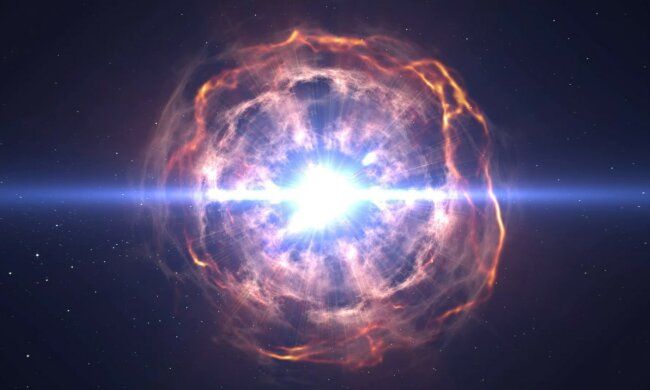 космос, вспышка, звезда