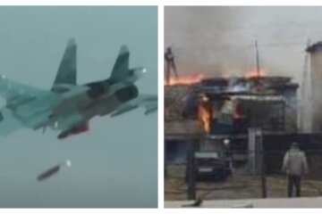 Дома в огне: вражеская армия сбросила авиабомбы на мирных жителей, есть погибшие