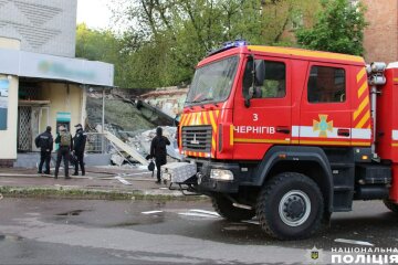 взрыв в центре Чернигова