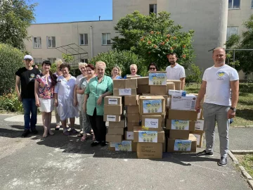 Благодійний фонд молодіжної ініціативи «Надія» продовжує допомагати лікарням Херсону