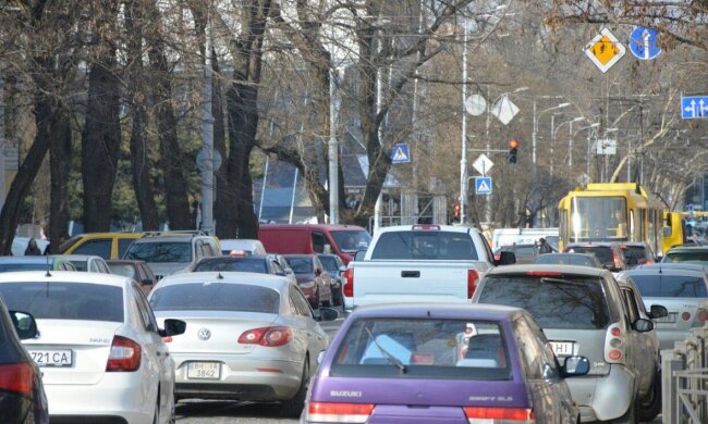 пробки, затор, авто