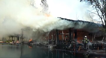 пожар в ресторане под Киевом