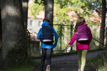 школьники рюкзаки