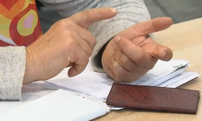 Гуманитарная помощь пенсионерам в Запорожье