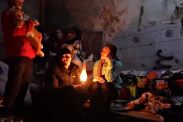 Убежище, бомбежка, дети