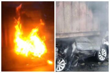 На трасі Київ-Одеса іномарка залетіла під вантажівку і загорілася, тих, кто вижив немає: кадри страшної аварії