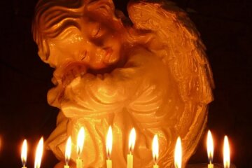 свеча, траур