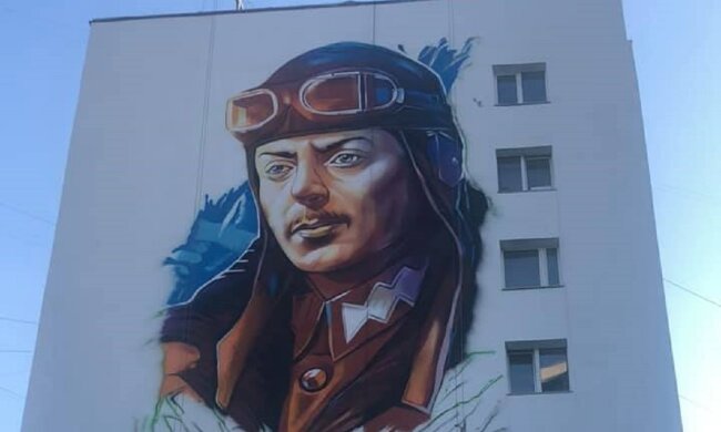 Ко Дню Независимости: Память выдающегося летчика Петра Франко почтят муралом в Киеве