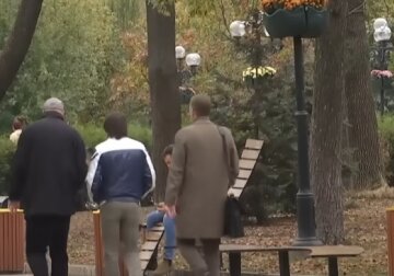 осінь, погода, люди