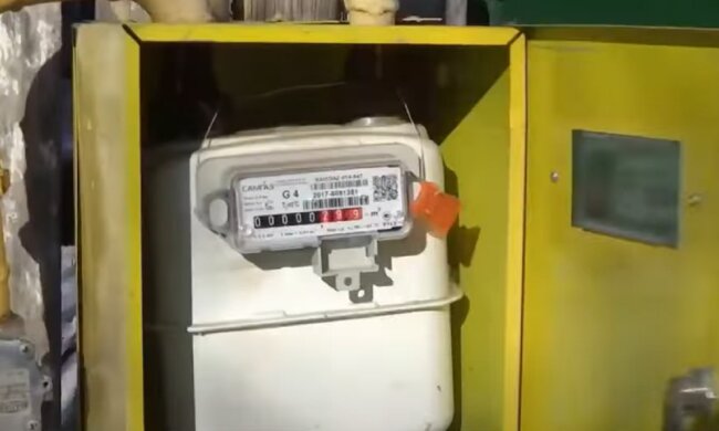 газ, счетчик, показания
