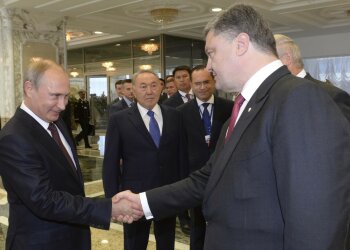Петр Порошенко Владимир Путин