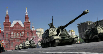 танки, Красная площадб, парад