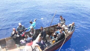 Спасение мигрантов-нелегалов из Кубы