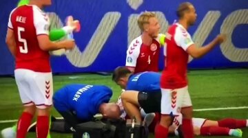 ЧП во время матча Евро-2020, лидера сборной Дании увезли на скорой: кадры и что известно на данный момент