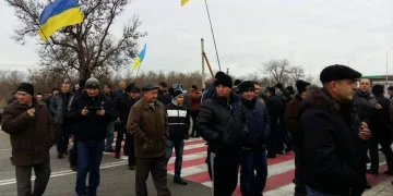 АТОшники устроили «бунт» в Херсоне (фото)