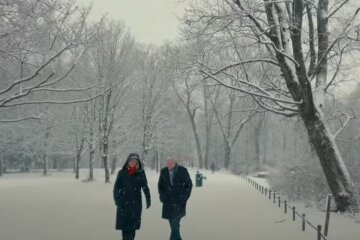 зима, люди, погода, снег