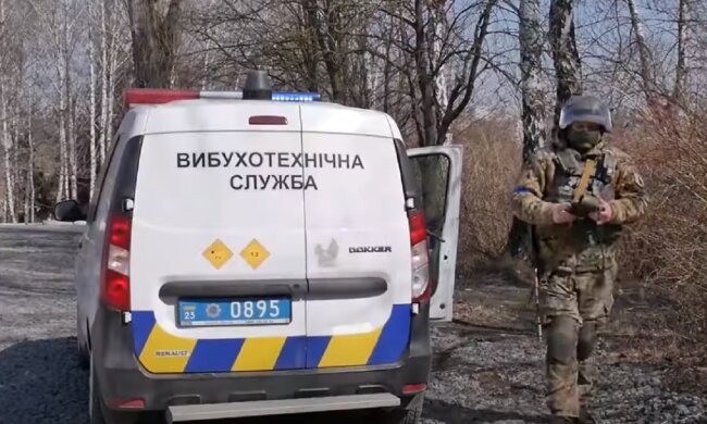 розмінування, вибухотехнічна служба