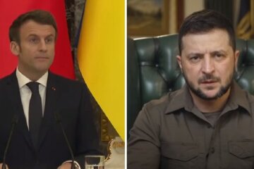 Макрон, Зеленський