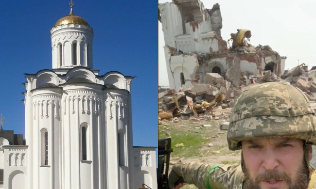 Окупанти знищили частину Святогірської лаври, з'явилися кадри: "Розвалили церкву свідомо"